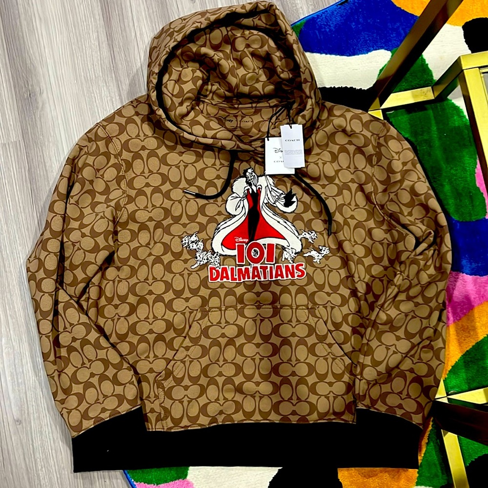 Disney\coach collab unisex hoodie. Fancy, dressy and casual 100% authentic